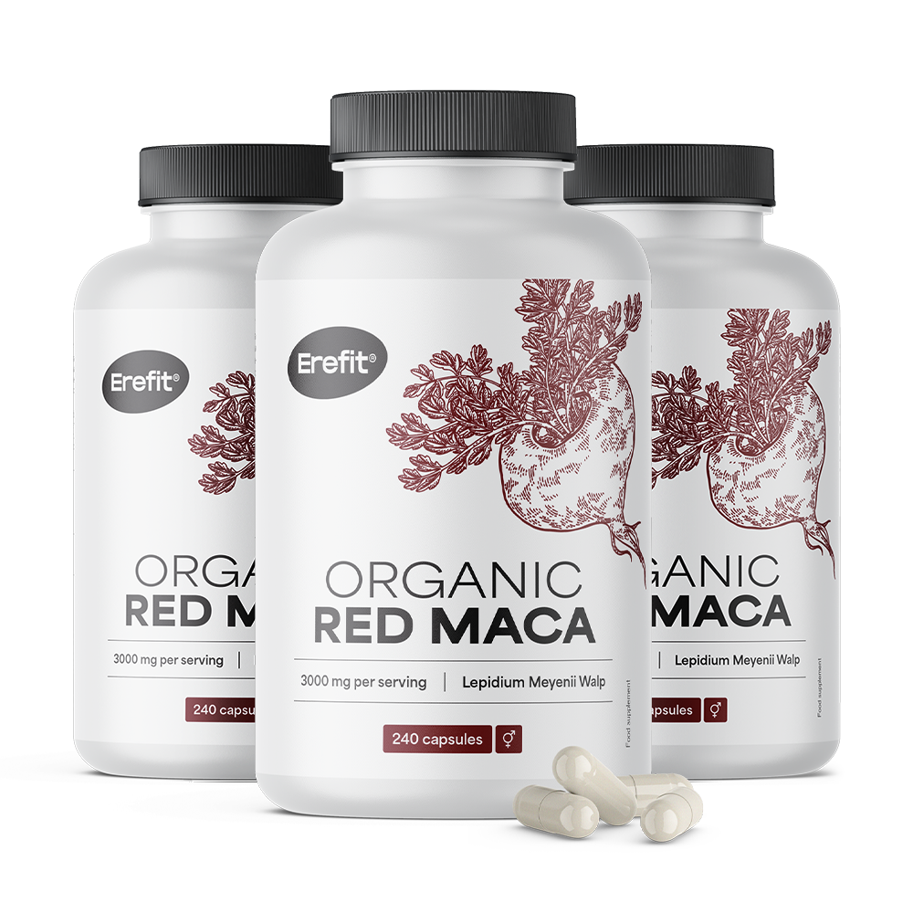 BIO Rdeča maca 3000 mg z naravnim vitaminom C