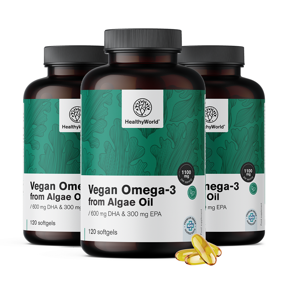 Vegane Omega-3 1100 mg - aus Algen