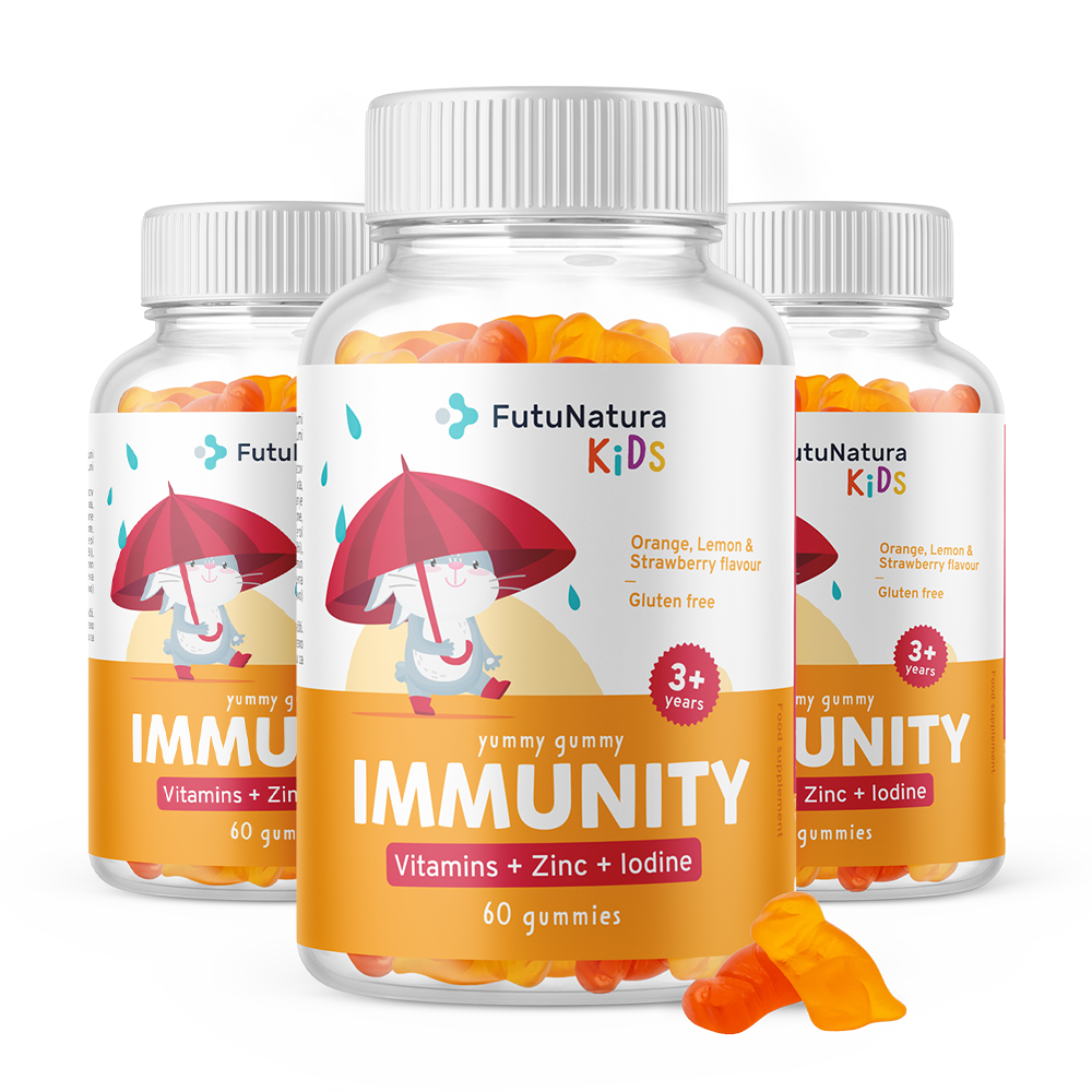 IMMUNITY – Gummies für Kinder für Immunsystem, 