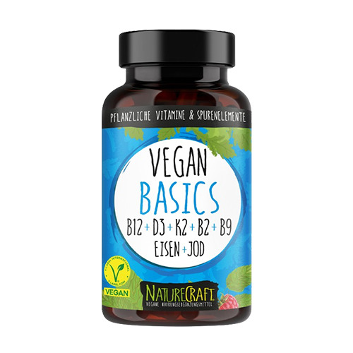 Grundlegende vegane Vitamine und Mineralstoffe