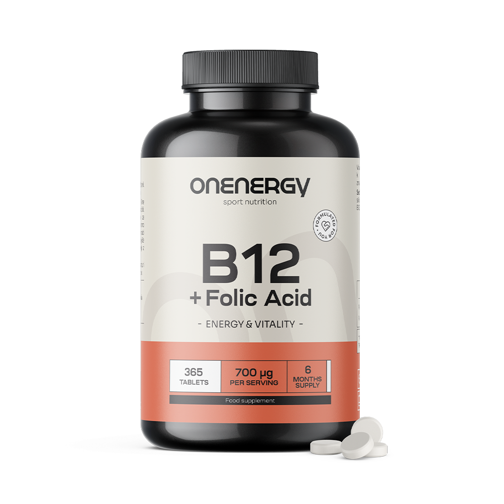 Vitamin B12 + Folsäure.