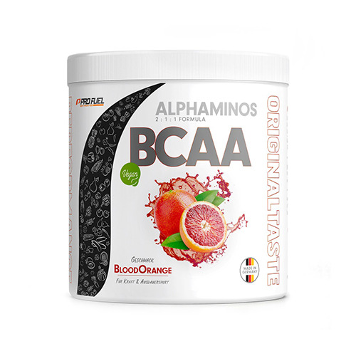 Vegane Alphaminos BCAA 2:1:1 - rote Orange.