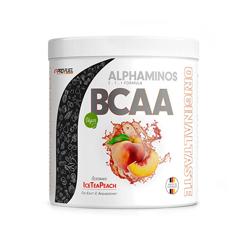 Vegane Alphaminos BCAA 2:1:1 - Pfirsich Eistee.