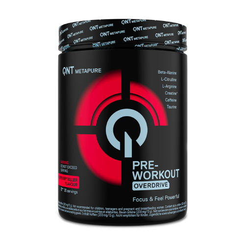 Overdrive Pre-Workout-Pulver - Himbeere